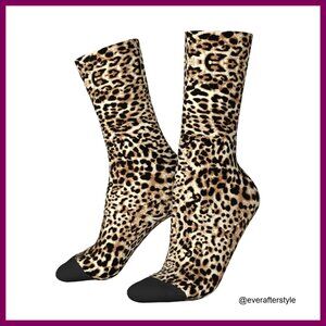 Music Print Novelty Crew Socks Unisex Athletic Casual Sport Fun Design